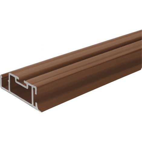 PROFILO IN ALLUMINIO PER ZANZARIERA LINEA B  cm.2.6x1x300 marrone RAL8017    SANGIORGIO