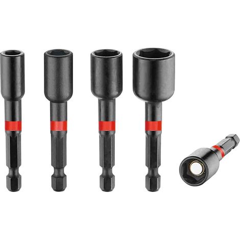 Douilles à chocs, 1/4 pouce, 65 mm  TENGTOOLS 270100100