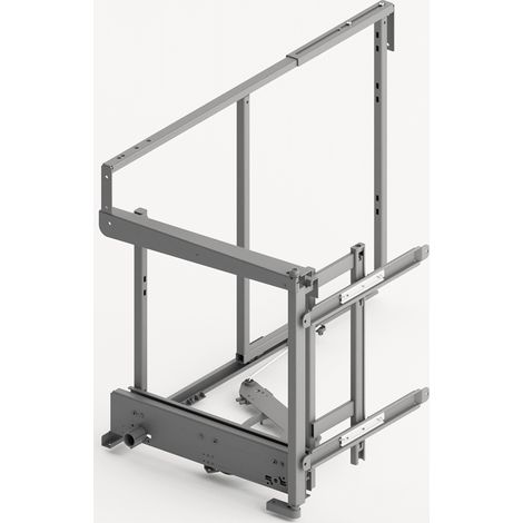 Hettich Goro Eckschrank Tragrahmen TB450 links silber