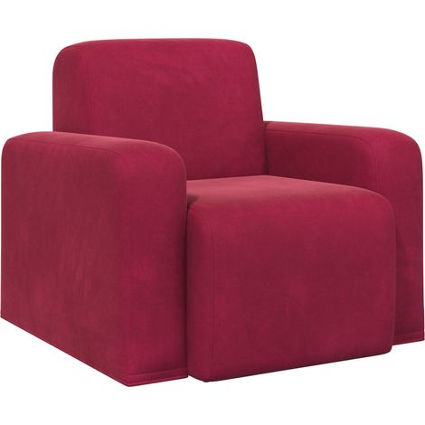 Fauteuil Bordeaux Velours (V) vidaXL (1/5)