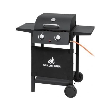 Grill a gas GRILLMEISTER con 2 fuochi, 6 kW