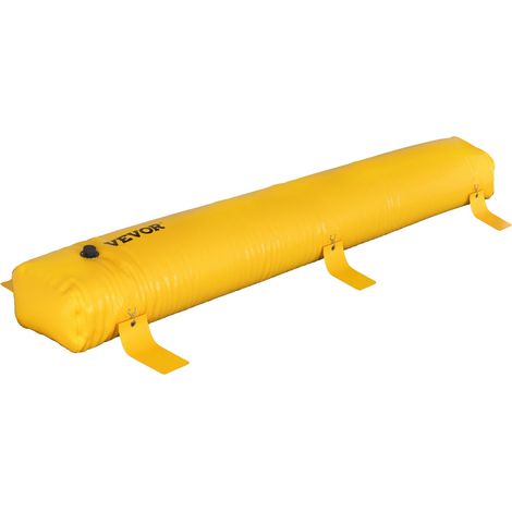 Barrera contra inundaciones, construcción de PVC duradera, ligera y portátil, 3,65 m x 50,8 cm x 30,5 cm (1/5)