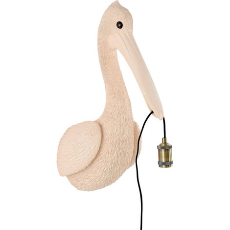 Light & Living - lampada da parete - Pelican - rosa - plastica -
