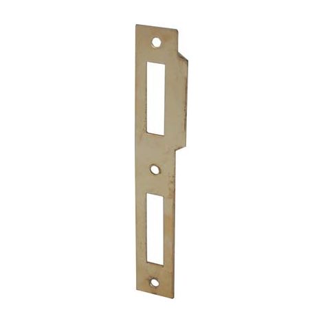 CONTROPIASTRA X SERRATURA PATENT 042P BONAITI - F.MM 22 B.QUADRO OTTONATO- 5 pezzi