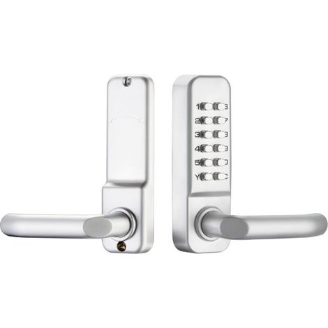 ZVD-Serrure à code mécanique étanche, combinaison de code à 1 à 11 chiffres Mot de passe de sécurité Serrure codée Serrure de porte à combinaison mécanique sans clé pour porte de bureau en bois (1/4)