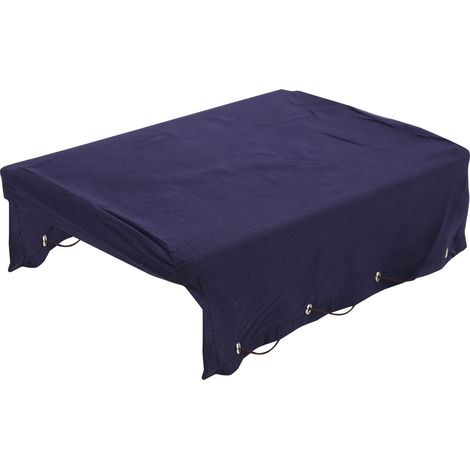 Bâche de Protection et Décoration pour Camion RC WPL D12, Châssis de Tente avec Garde-corps Bleu (1/5)