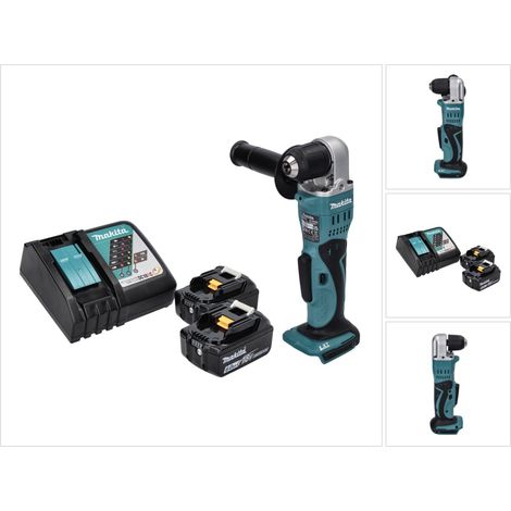 Makita DDA 351 RG Trapano angolare a batteria 18 V 13,5 Nm + 2x batteria ricaricabile 6,0 Ah + caricatore