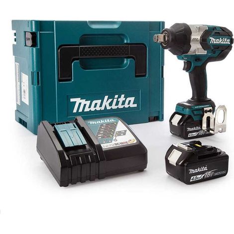Boulonneuse à chocs 18V LXT 1050Nm 3/4″ (2×4,0 Ah)en coffret MAKPAC – MAKITA DTW1001RMJ