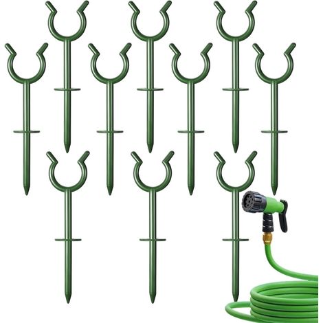Gartenschlauchhalterungen Führungspfähle Pflanzenschutz