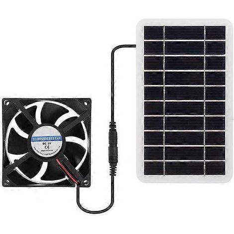 30-W-Solarpanel-betriebener Dachventilator für Dachböden, Transporter, Haustiere – Belüftungs- und Kühlsystem für Küchen und Gewächshäuser (1/5)