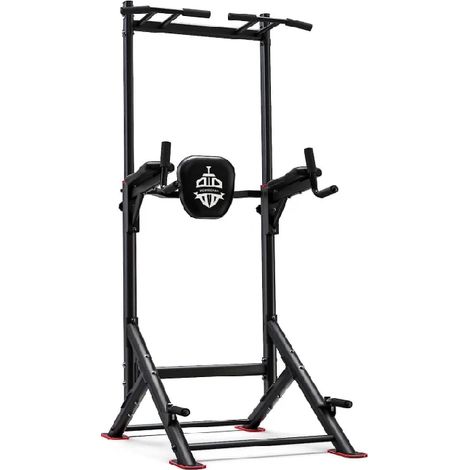 Sportsroyals Barre de Traction 5-en-1 Power Tower : Multifonction, Support 204 kg, Station de Musculation pour Gymnase à Domicil (1/5)