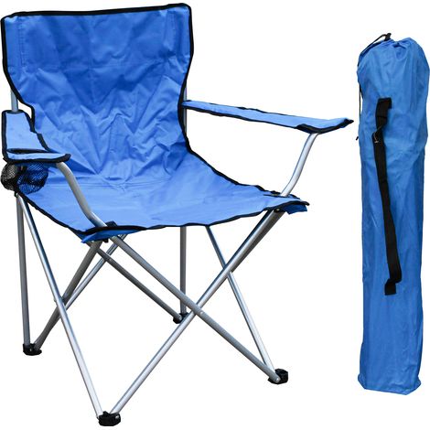 Anglersessel mit Getränkehalter Blau-DSP1001-blau (1/5)