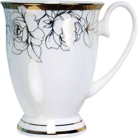 Gobelet En Céramique - Porcelaine Fine Résistante Chaleur - Pour Salle De Bain Cuisine Bureau - Lot De 2 (1/5)