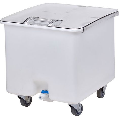 Bac à ingrédient avec couvercle - Avec robinet - 61 x 56 x 58.5 cm - Cambro