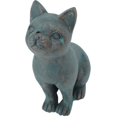 Décoration de jardin extérieur, sculpture de jardin en résine pour Halloween, figurines pour la maison, ornements de jardin pour terrasse et pelouse, chat (1/5)