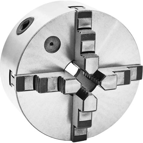 4 Jaw Self-Centering Lathe Chuck 160 mm Steel vidaXL