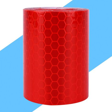 Rouleau Advertencia Fluorescente Cinta Adhesiva Reflectante Pegatina Seguridad (1/5)