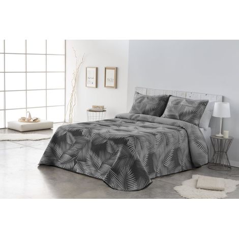 Couette légère Bouti pour lit double Dimensions de la couette 250 x 270 cm, Gris (1/5)