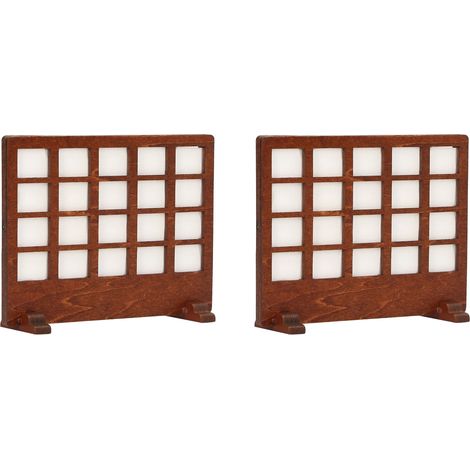 Écran miniature en bois de tilleul pour maison de poupée 1/12, meuble décoratif pour décoration de maison de poupée 1/12 et 1/6. (1/5)