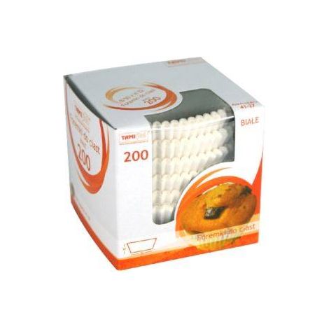 Papier-Muffinförmchen 50x32 cm weiß 200 Stück