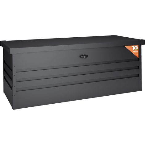 Gartenbox aus Metall 720 L - 10 Jahre Garantie - 165x70x62cm (1/5)
