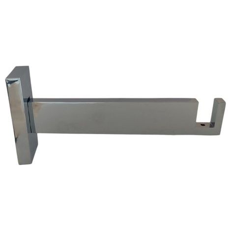SUPPORTO A PARETE PIATTO COL.CROMO MIS.14CM