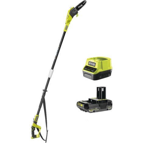 Confezione RYOBI Potatore a catena ad asta OPP1820 - 18V OnePlus - 1 batteria 2.0Ah - 1 caricatore rapido