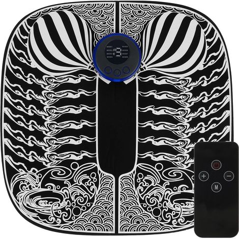 Filiyano-Tapis de massage des pieds - Coussin de massage électrique pour les pieds EMS, appareil de massage des pieds portable et vibrant, tapis de (1/5)