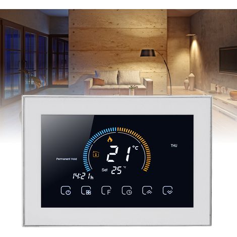 BHT-8000GB Smart-Thermostat mit mobiler App, Sprachsteuerung, LCD-Touchscreen, AC 95-240V Elektroheizung (1/5)