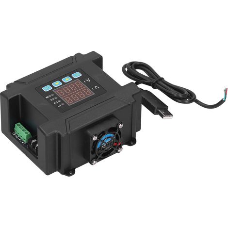 0-5A digitales, einstellbares Netzteil, Abwärtswandler mit Gehäuse und LCD-Bildschirm (1/5)