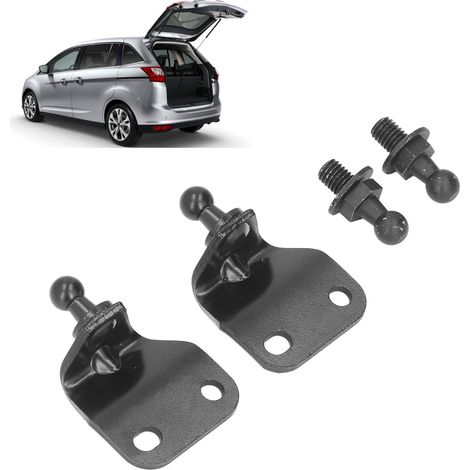 Ej.Life – Lot de 4 supports de vérin à gaz pour capot Nissan 350Z 2003-2008 – Métal – Installation facile – Goujon à rotule 10mm