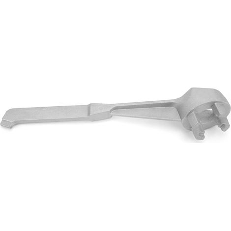 Clé pour bouchon de fût en aluminium, ouverture de couvercle pour bidons standard de 10, 15, 20, 30 et 55 gallons. (1/5)