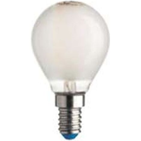 Lampada filo led sfera stick satinata e14 - Specifiche: 4.5W - 2700°K - 470 LM - Ø mm 45x80h - A++ - 5 bl