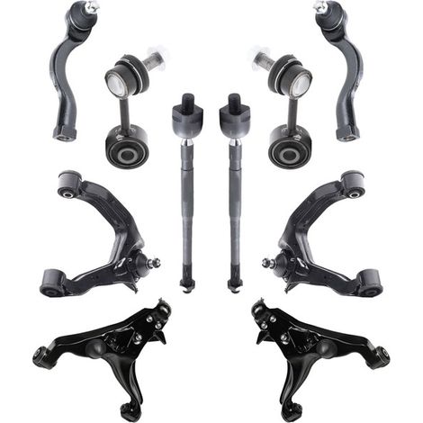 KIT BRACCIO OSCILLANTE 10 PEZZI COMPATIBILE CON MITSUBISHI PAJERO II (V3W) 3.2 DiD 4WD / Kit Sospensione Completo OE/OEM / Bracci Oscillanti + Testine Sterzo / Sostituzione Diretta OEM