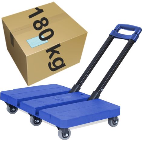 Carro de transporte con plataforma plegable de 180 kg. (1/3)