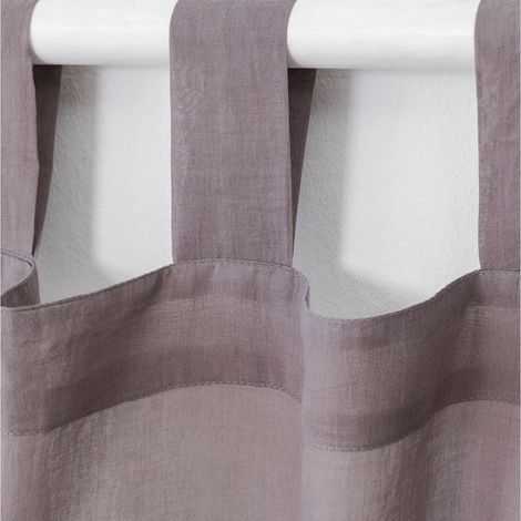 Rideau 140x260 cm en Coton Soyler SKLUM Rose Mauve Pâle