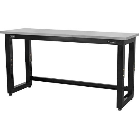 Sealey Steel Adjustable Workbench with Stainless Steel Worktop 1830mm - Heavy-Duty APMS23 (1/5)