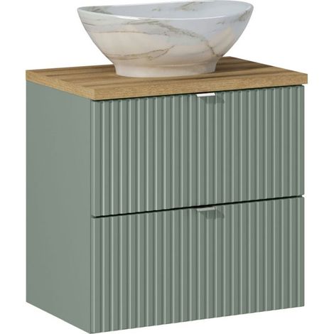 Waschtisch 60cm in grün und Eiche NEWPORT-56-GREEN (1/5)