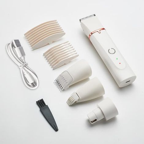 Filiyano – kit 4 en 1 – Coupe-ongles, tondeuse professionnelle 4 en 1 pour chiens et chats, tondeuse électrique pour les pattes, le visage et le corps (1/4)