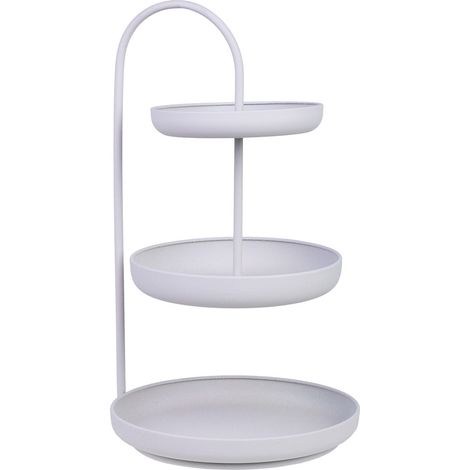 Bandeja de metal decorativa 31x30x53h cm (1/5)