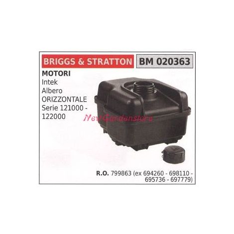 Serbatoio carburante BRIGGS&STRATTON motore tagliaerba rasaerba tosaerba 020363