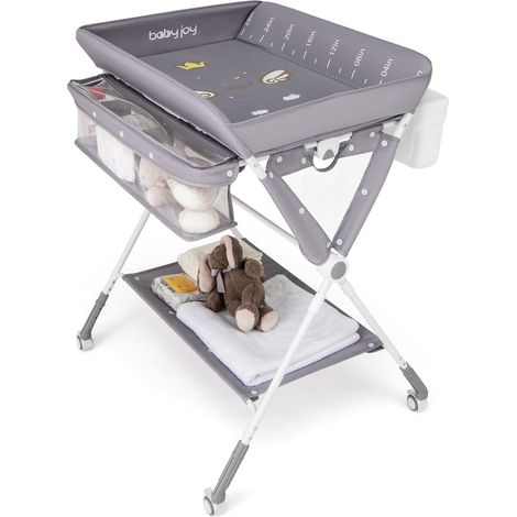 COSTWAY Diaper Changing Station Foldable Baby Changing Table