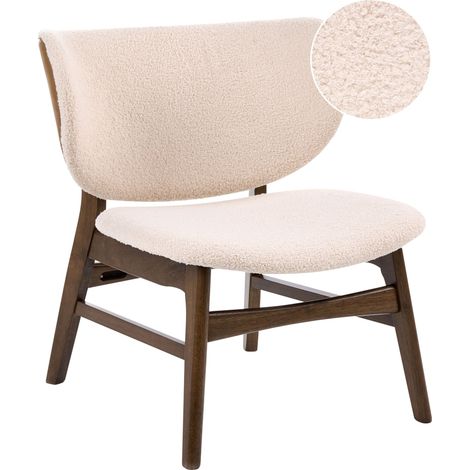 Sessel DAY Bouclé Braun / Hellbeige (1/5)