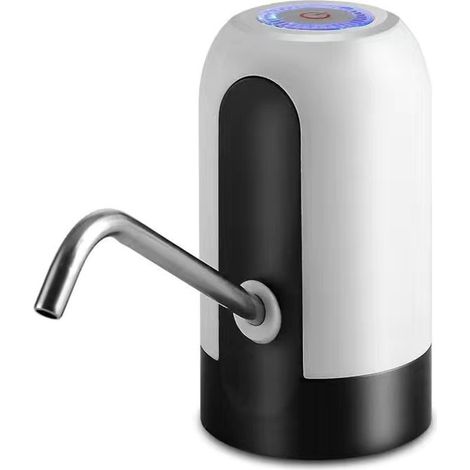 Automatische Wasserpumpe für 5-Gallonen-Flaschen, Wasserspender für Büro und Zuhause – Schwarz