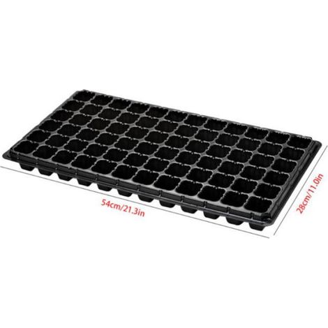 5 pièce Plateau de graines à 72 cellules,Plateau de pépinière semis, Pot pépinière démarreur graines pour la Plantation semis (1/3)