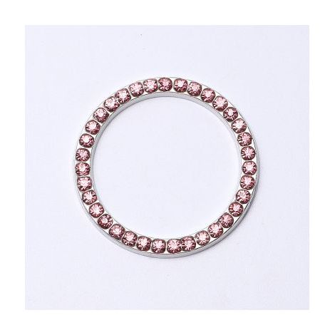3 pcs Bling de voiture Décor Cristal Bling Bague de voiture autocollant Emblème, cristal Bling Bague en métal Autocollant (1/3)