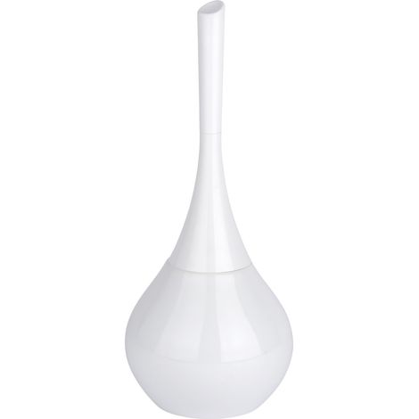 Wenko 22037100 Flakon - Set WC in ceramica, 17,0 x 17,0 x 41,5 cm, colore: Bianco