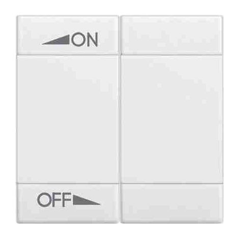 BTIN4911M2AIN Copritasto LivingLight 2 funzioni con serigrafia ON OFF