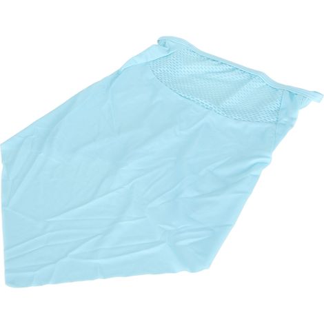 Tour de cou multifonction pour VTT, protection solaire respirante, bandana triangulaire pour cyclisme, bleu clair, idéal pour les sports outdoor. (1/5)