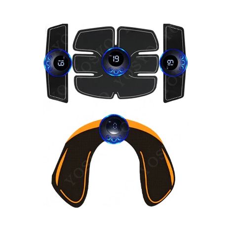 Neues wiederaufladbares EMS-Muskelstimulationsgerät, TENS-Elektrostimulator, therapeutische Massage zur Schmerzlinderung, digitales Meridian-Massagegerät für den ganzen Körper01231-AquaForge